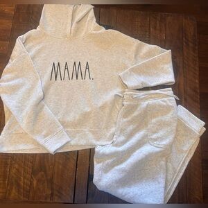 Rae Dunn mama matching sweatsuit